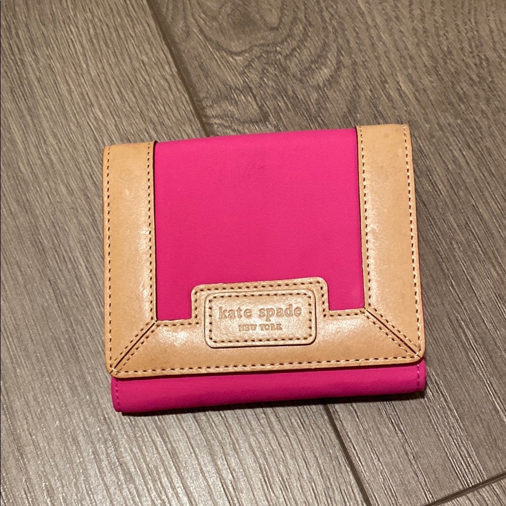 Kate Spade Pink and Tan Women's Wallet